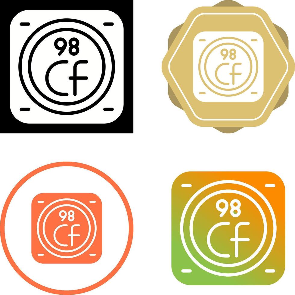 chemisch element vector icoon