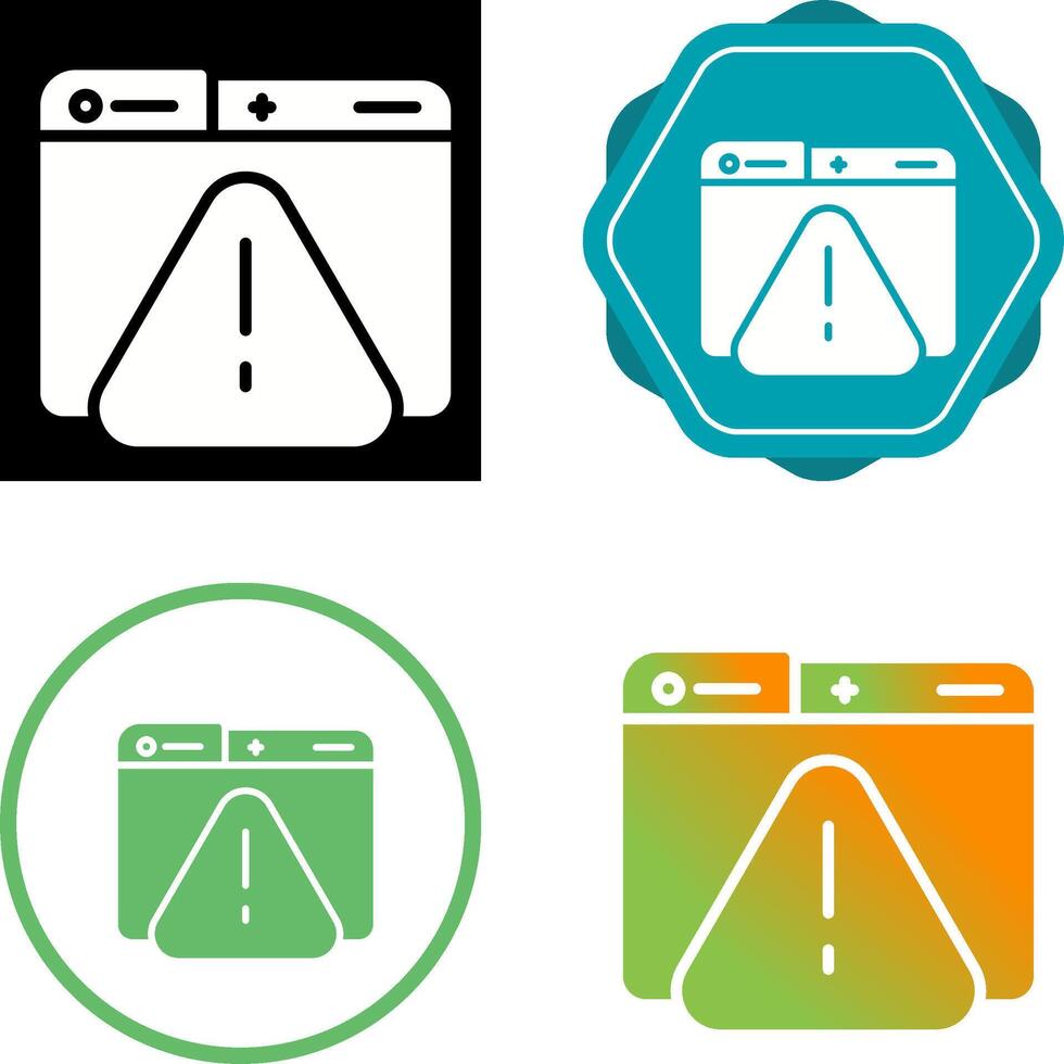 waarschuwing vector pictogram