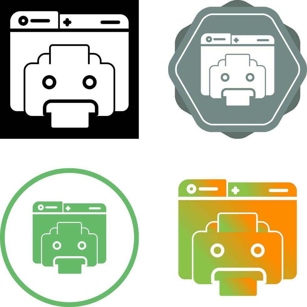 printer vector pictogram