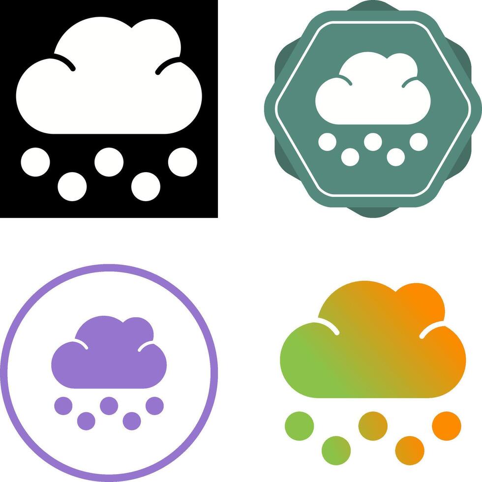 wolk vector pictogram