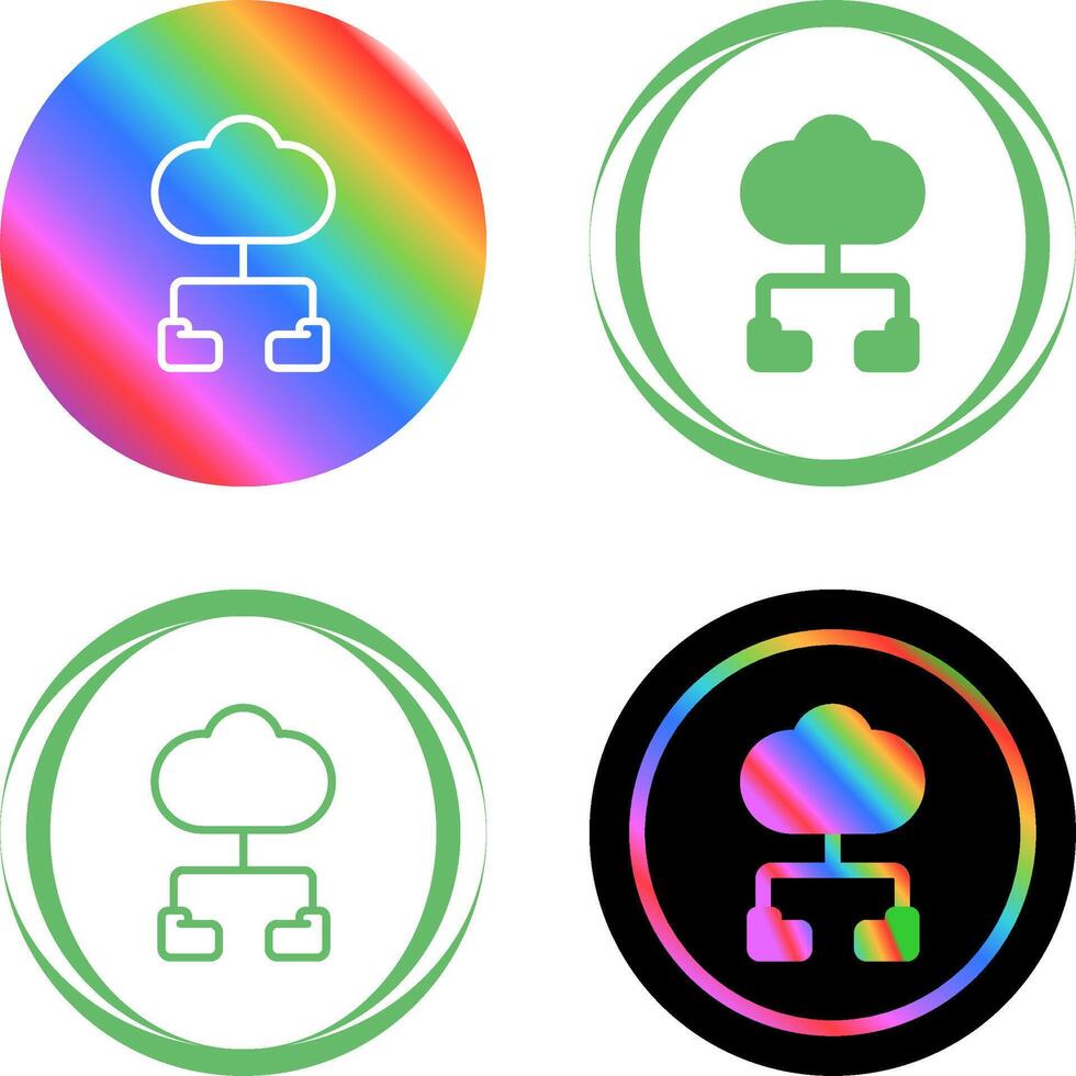 cloud computing vector icon