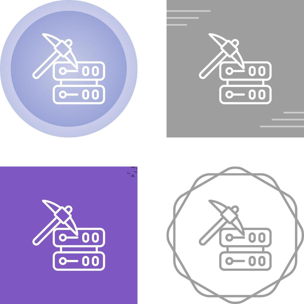 datamining vector pictogram