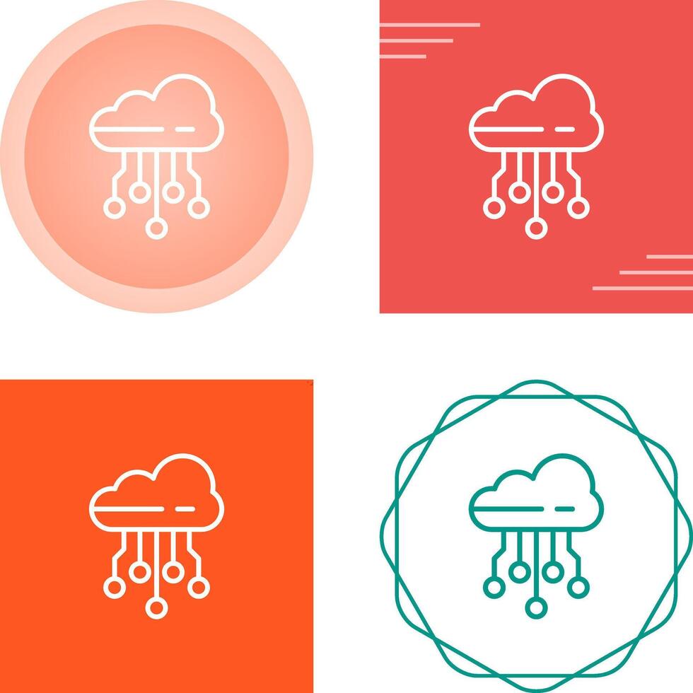 cloud computing vector icon