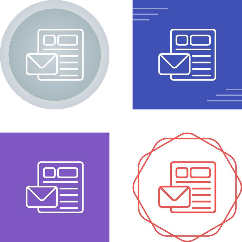 envelop vector pictogram