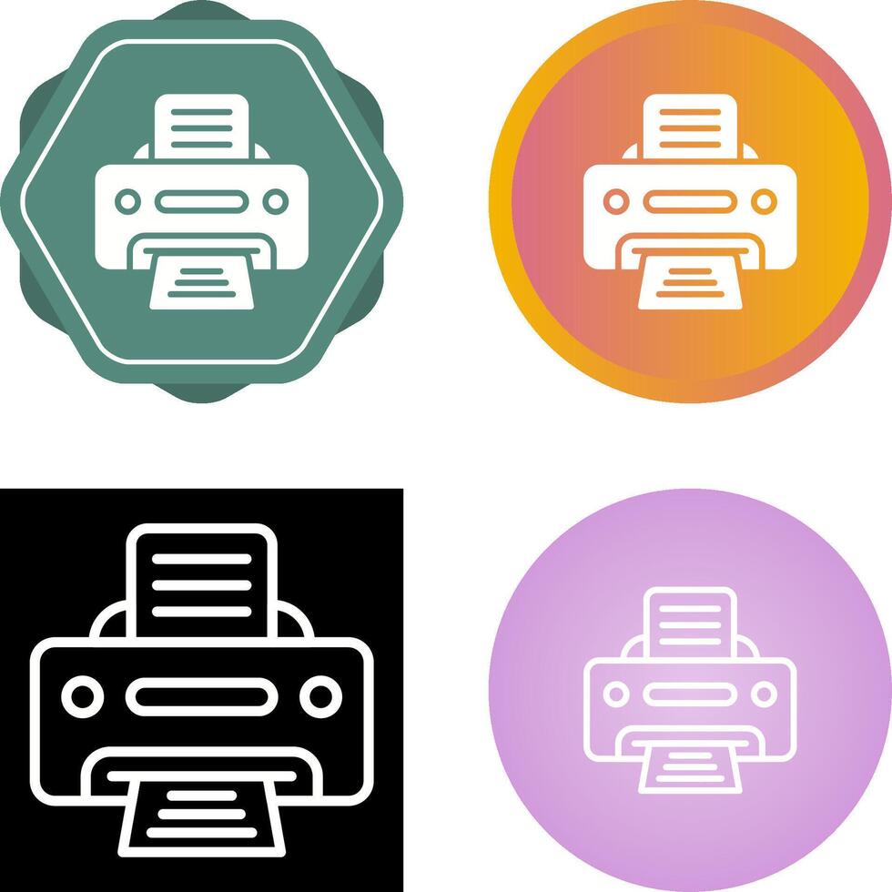 printer vector pictogram