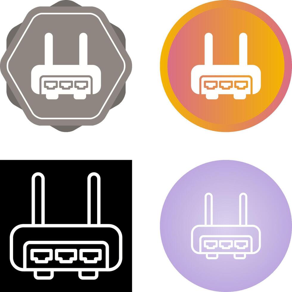 router vector pictogram