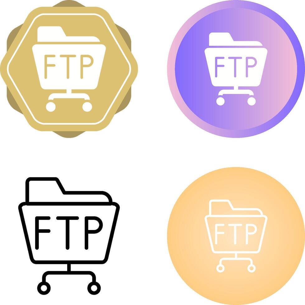 ftp server vector icoon