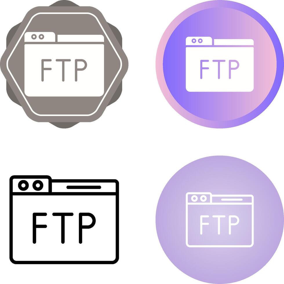 ftp vector icoon