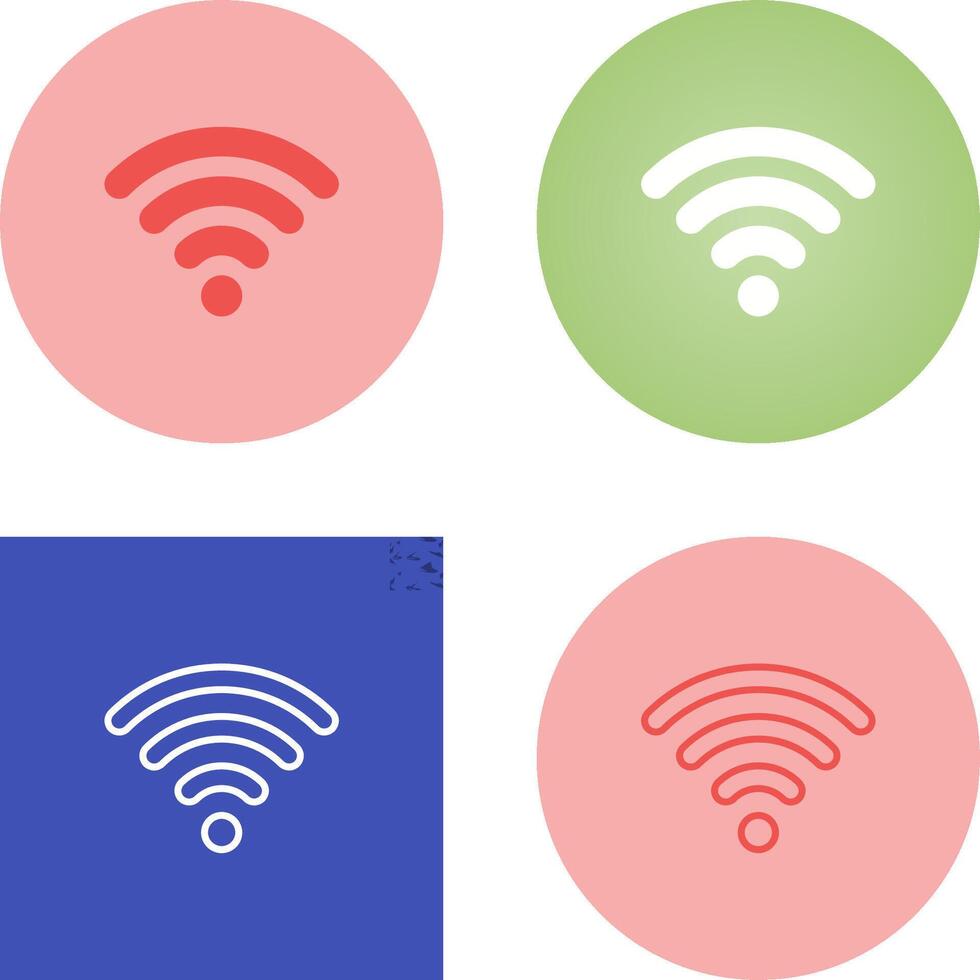 Wifi signaal vector icoon