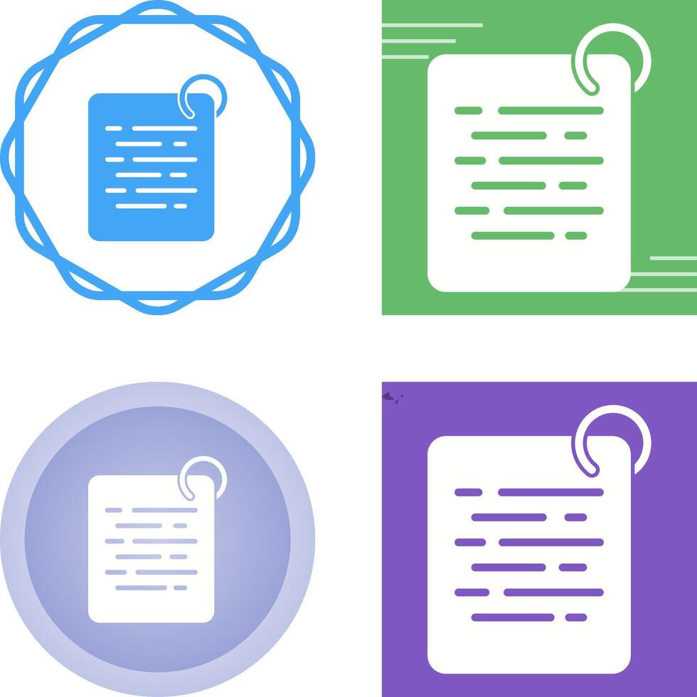 document vector pictogram