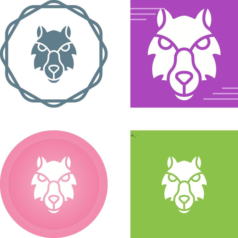 wolf vector pictogram