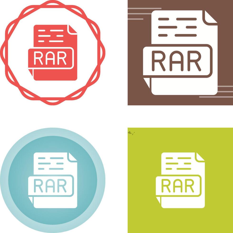 rar vector icoon