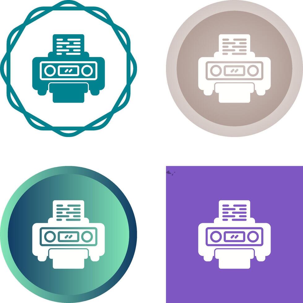 printer vector pictogram