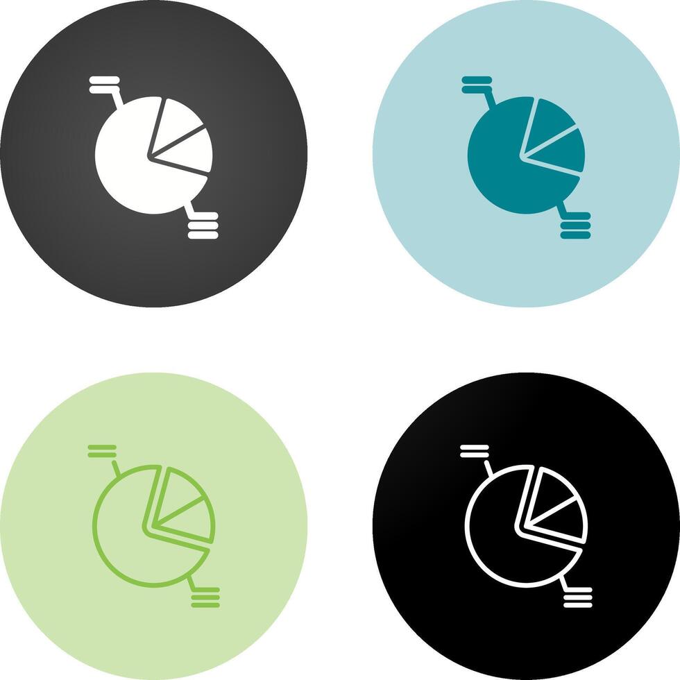 cirkeldiagram vector pictogram