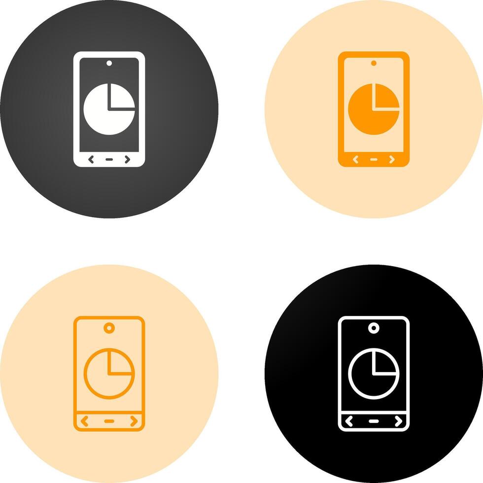 cirkeldiagram vector pictogram