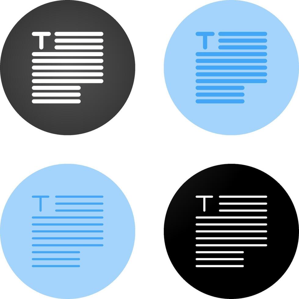 typografie vector pictogram
