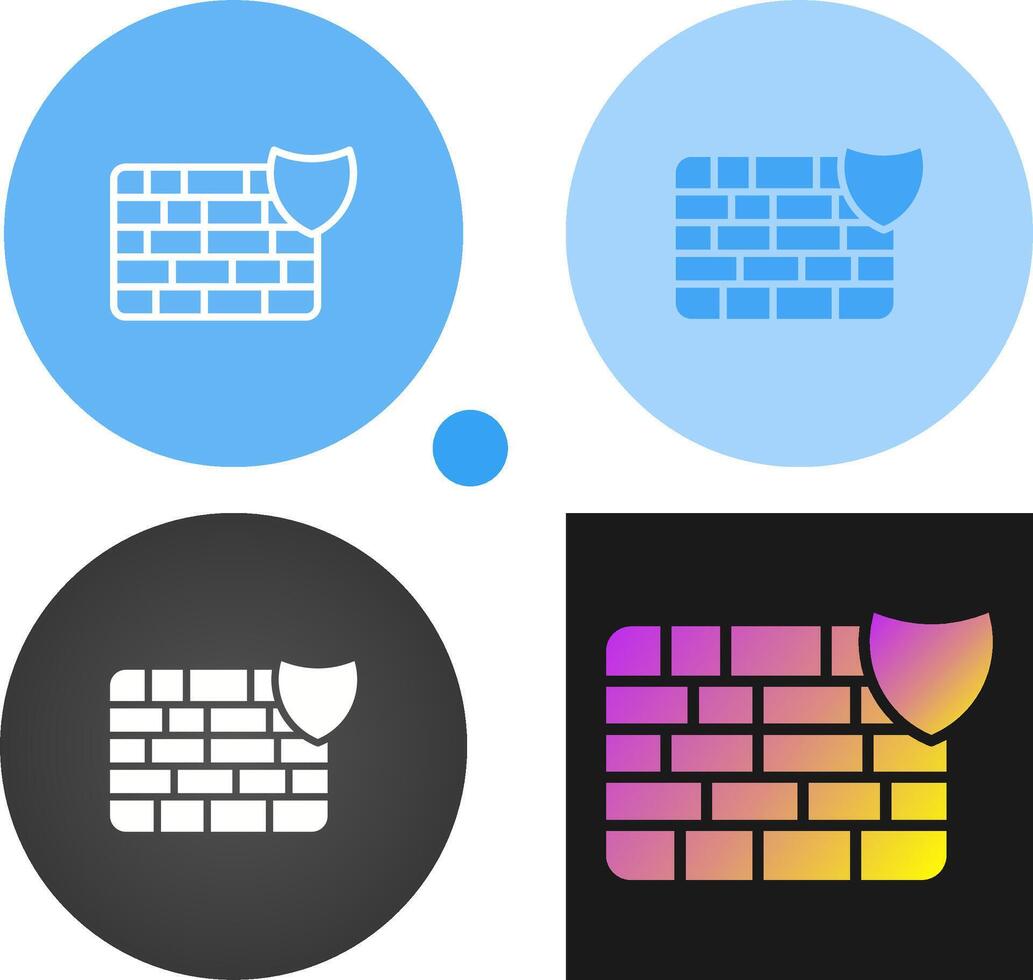 firewall vector pictogram