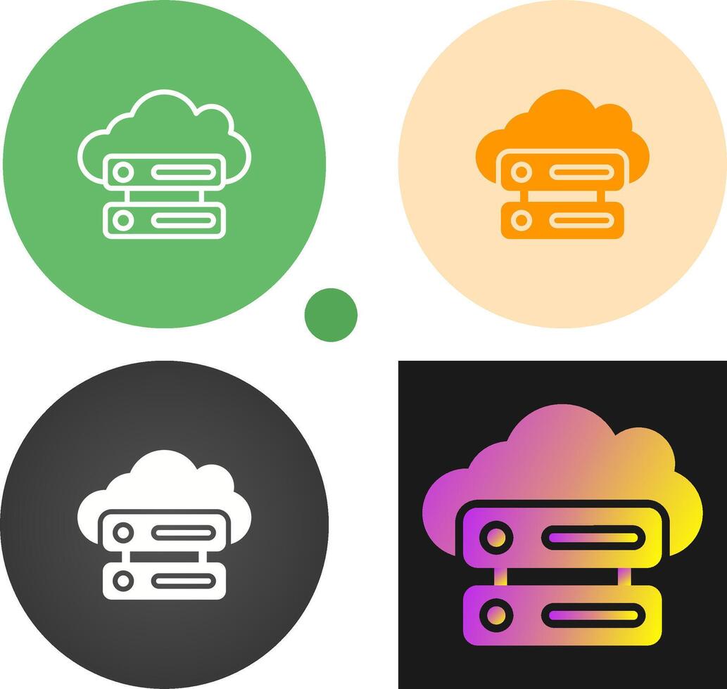 cloud computing vector icon