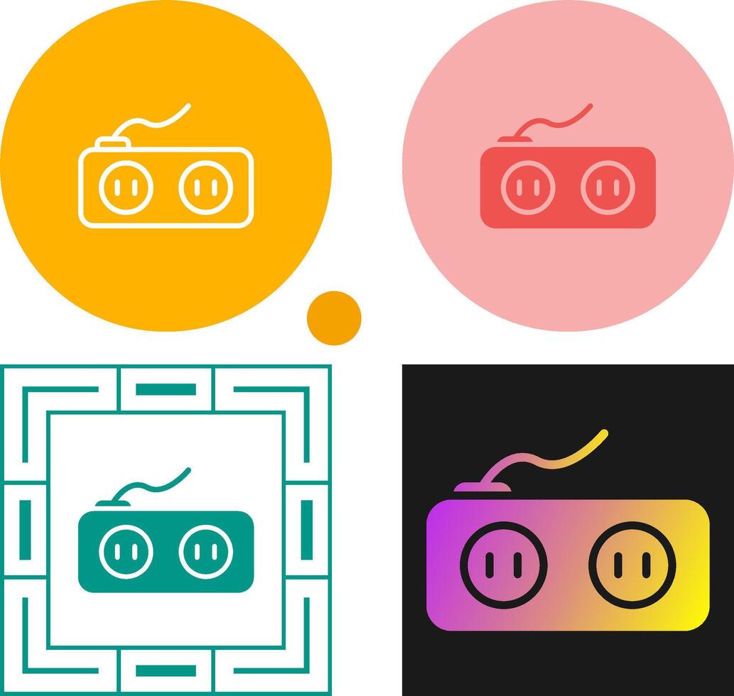 stopcontact vector pictogram