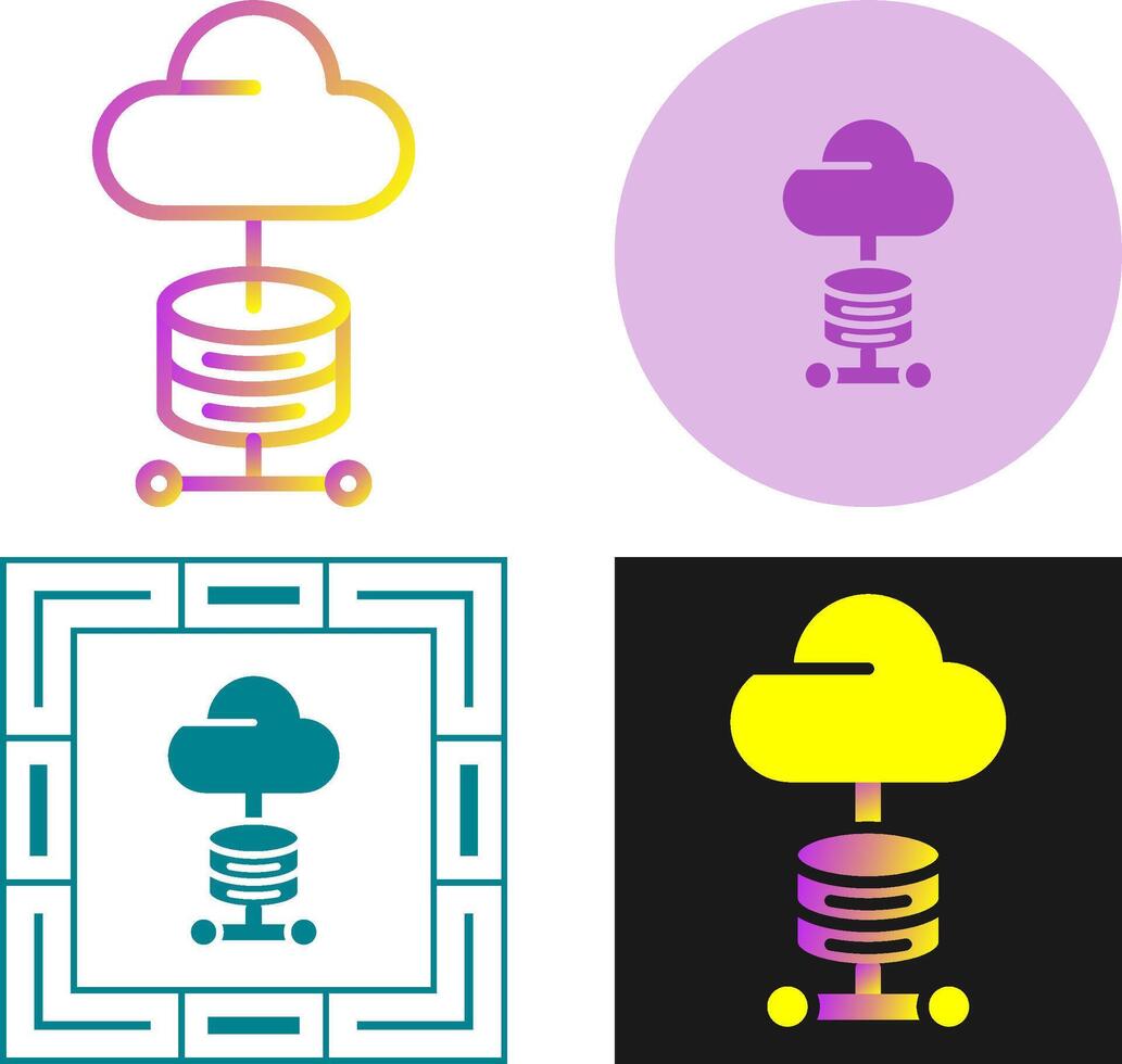 cloud computing vector icon