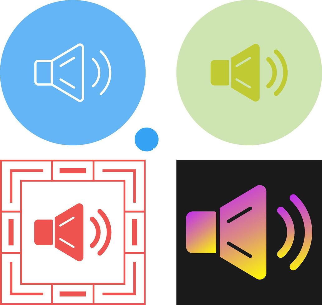 volume vector pictogram