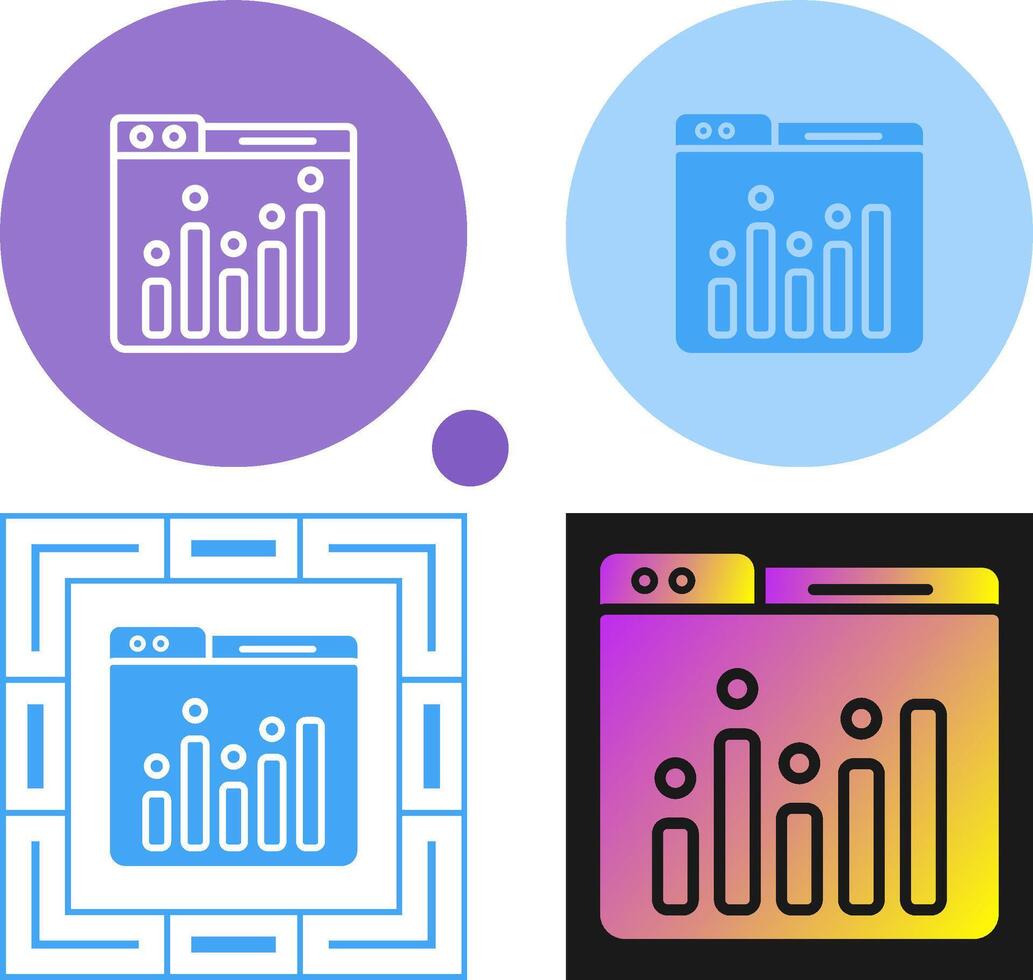 analyse vector pictogram