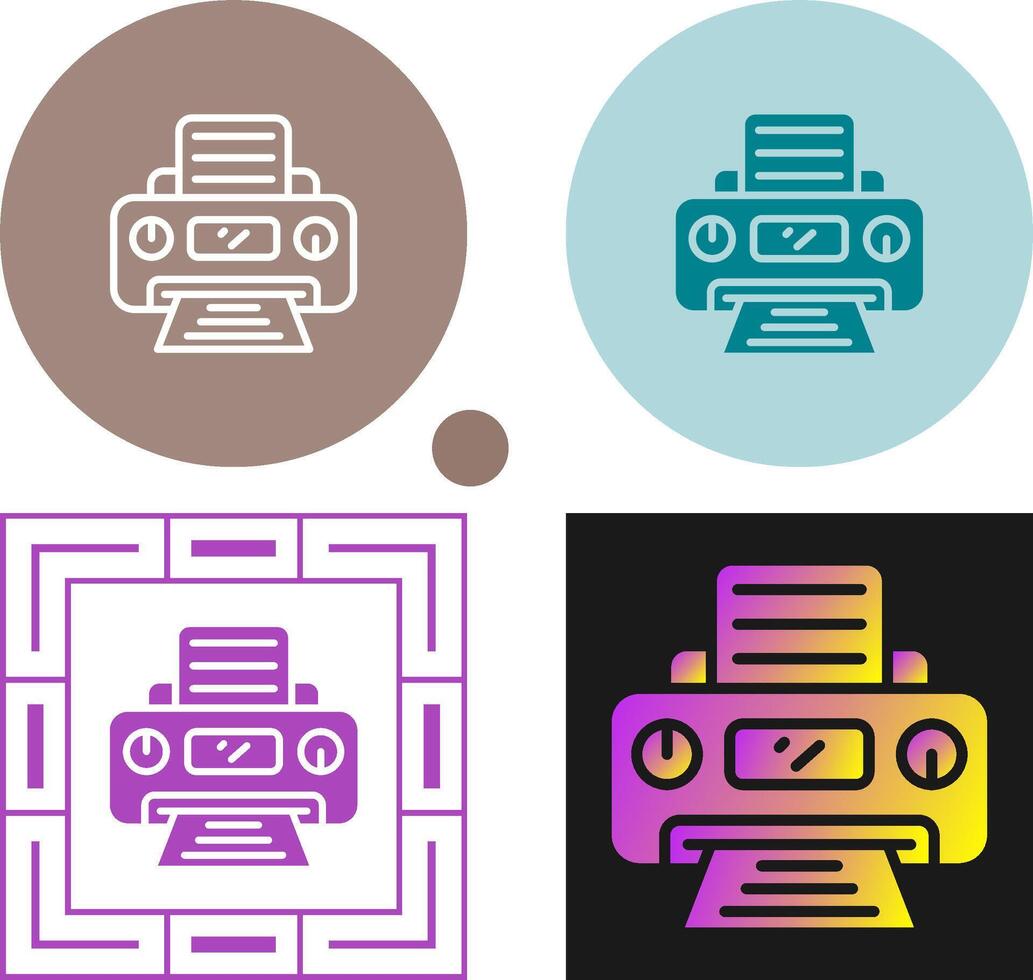 printer vector pictogram