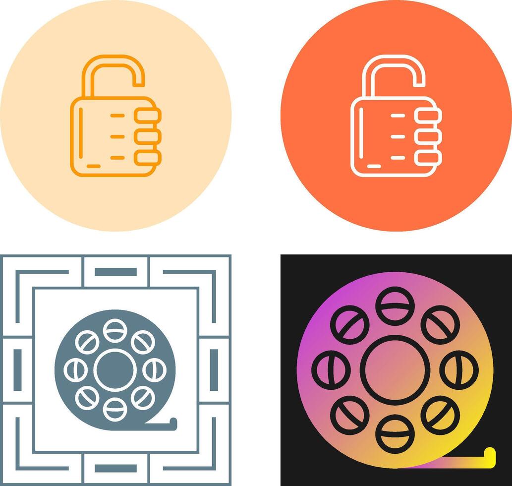 hangslot vector pictogram