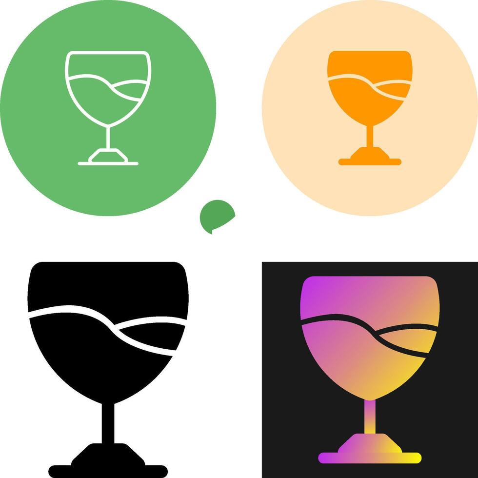 wijnglas vector icon