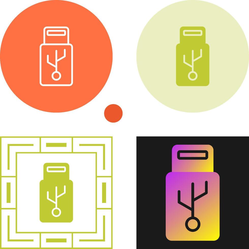 usb vector pictogram