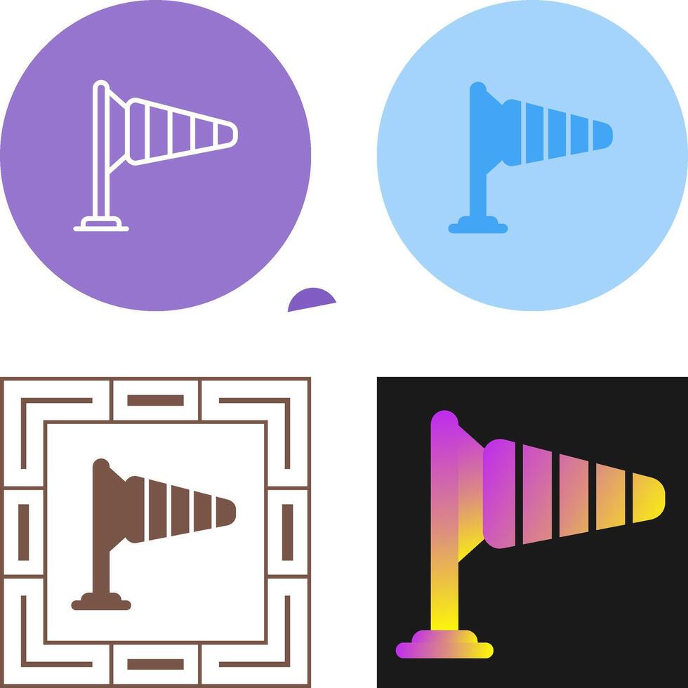 wind vector pictogram