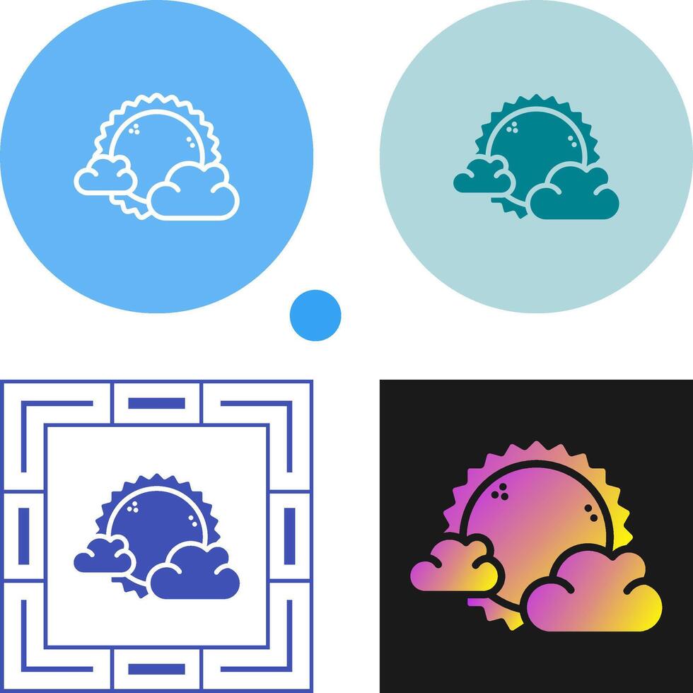 wolk vector pictogram