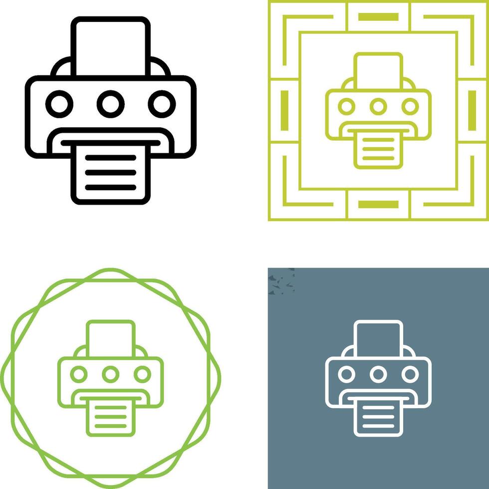 document afdrukken vector icoon