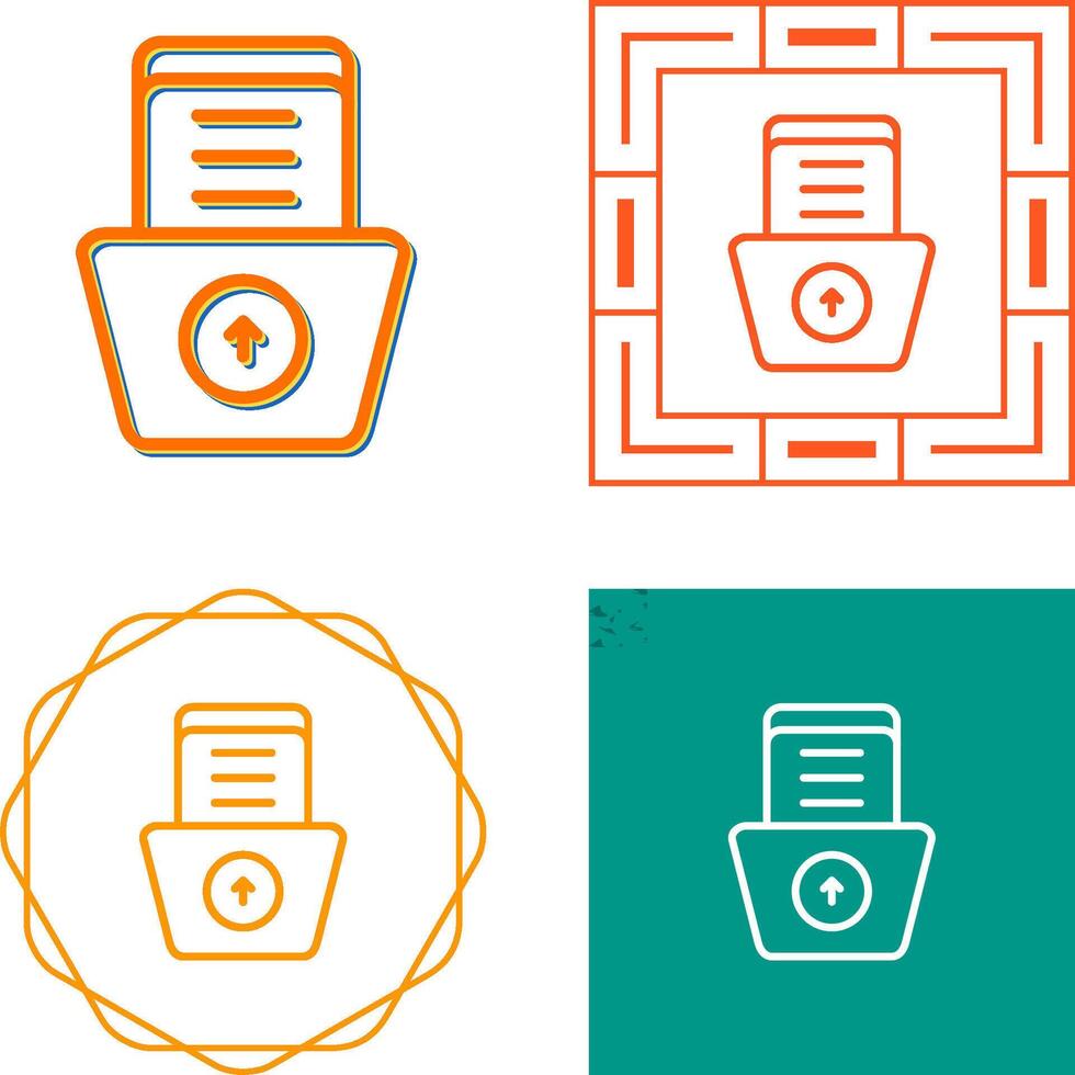 upload vector pictogram