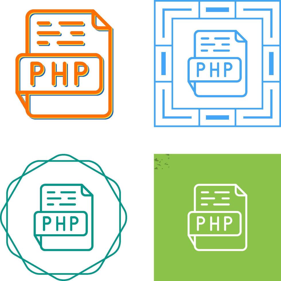 php vector icoon