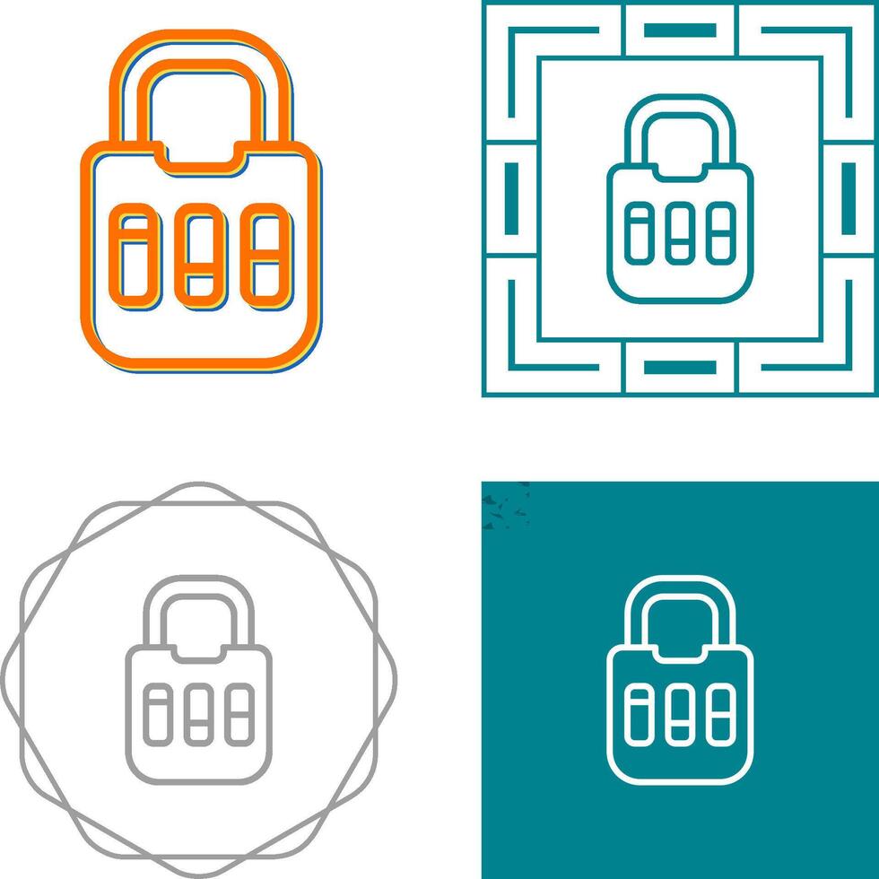 hangslot vector pictogram