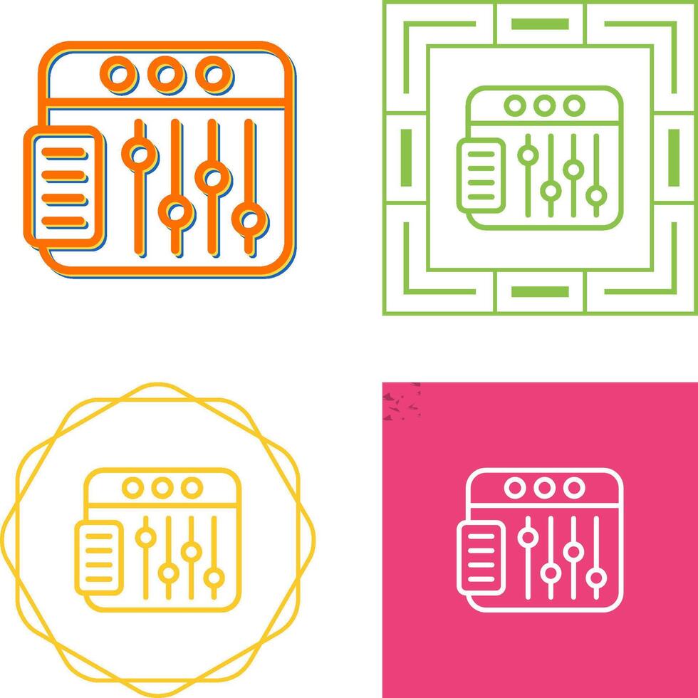 browser vector pictogram