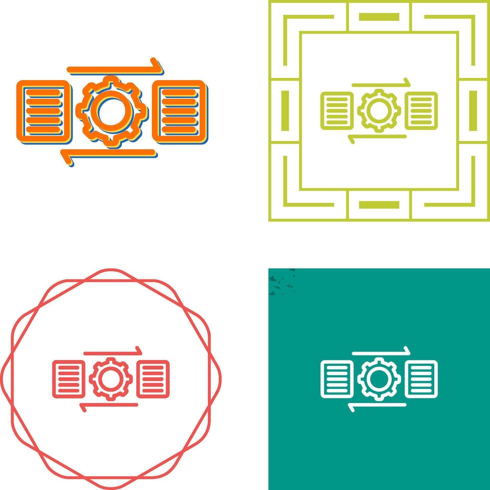 het dossier beheer vector icoon