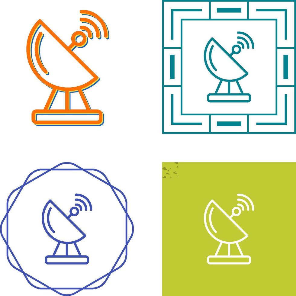 radar vector pictogram