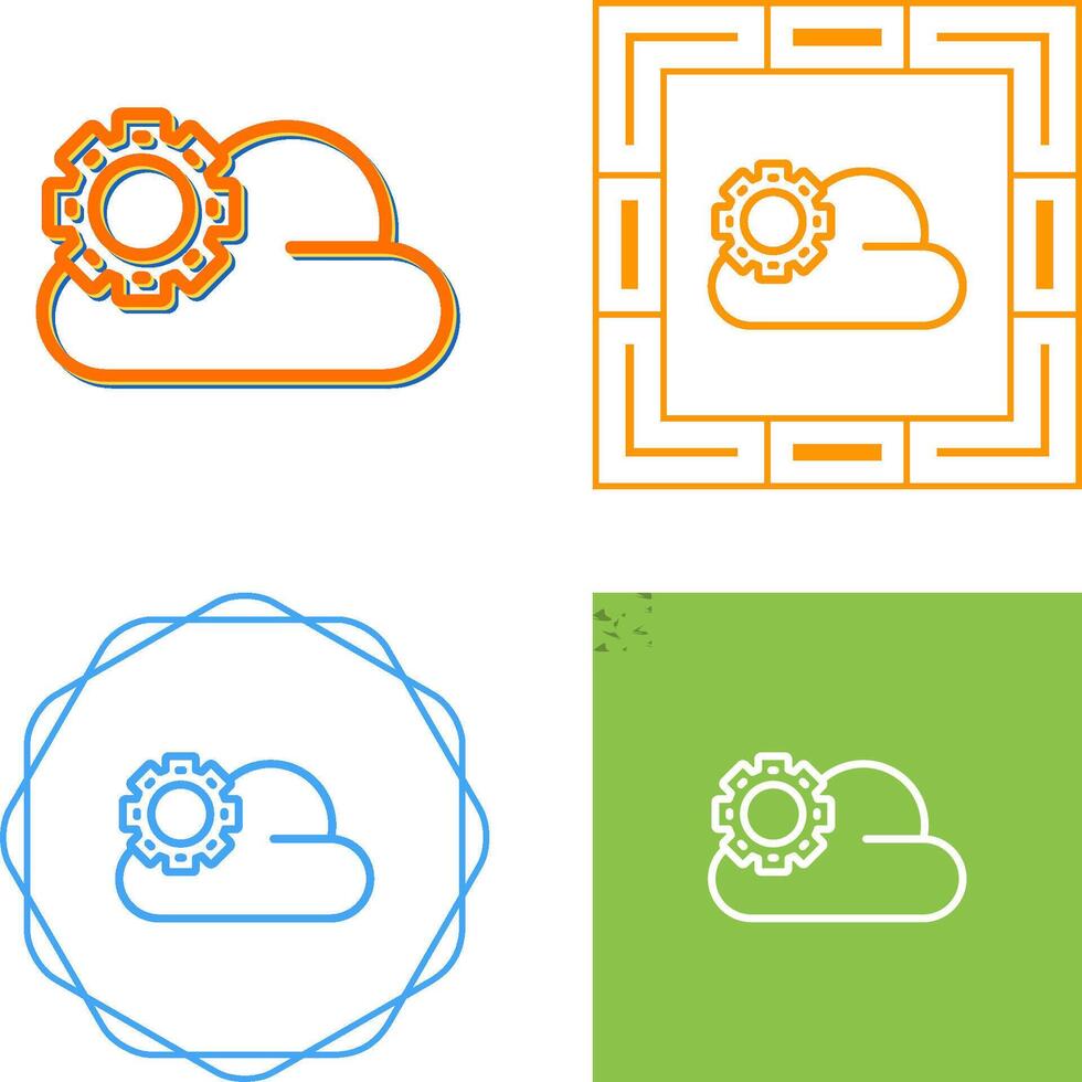 wolk vector pictogram