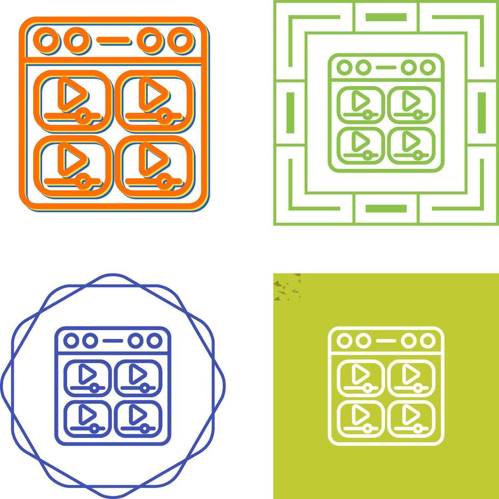 browser vector pictogram