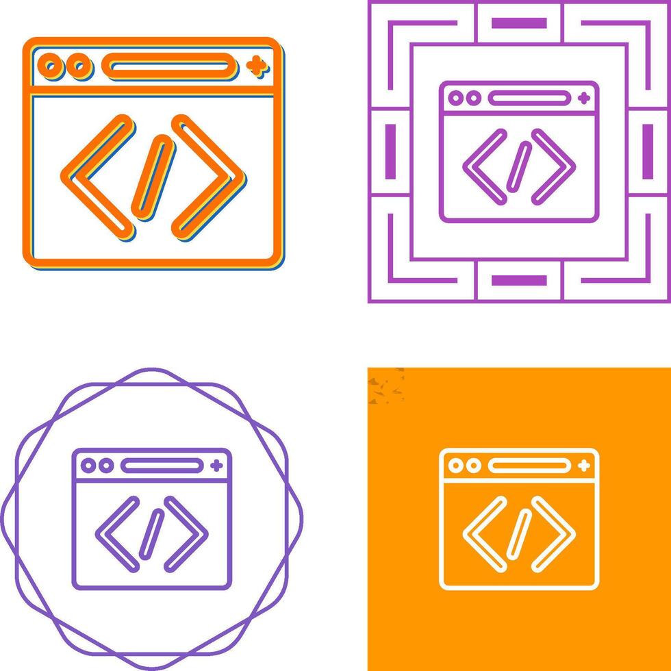 codering vector pictogram