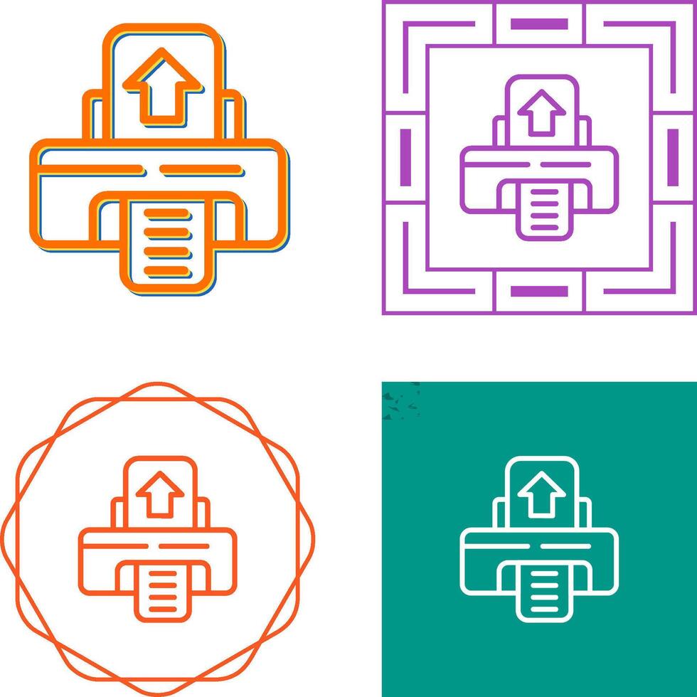 printer vector pictogram