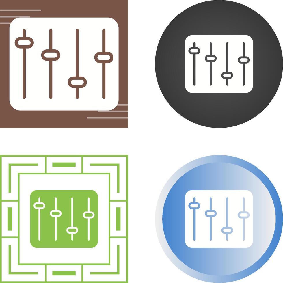 equalizer vector icoon