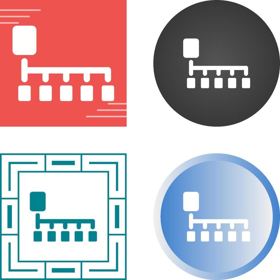 kaart sorteren vector icoon