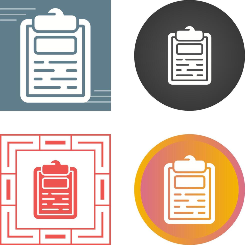 Klembord vector pictogram