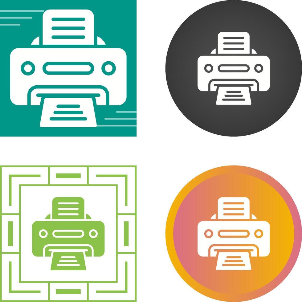 printer vector pictogram