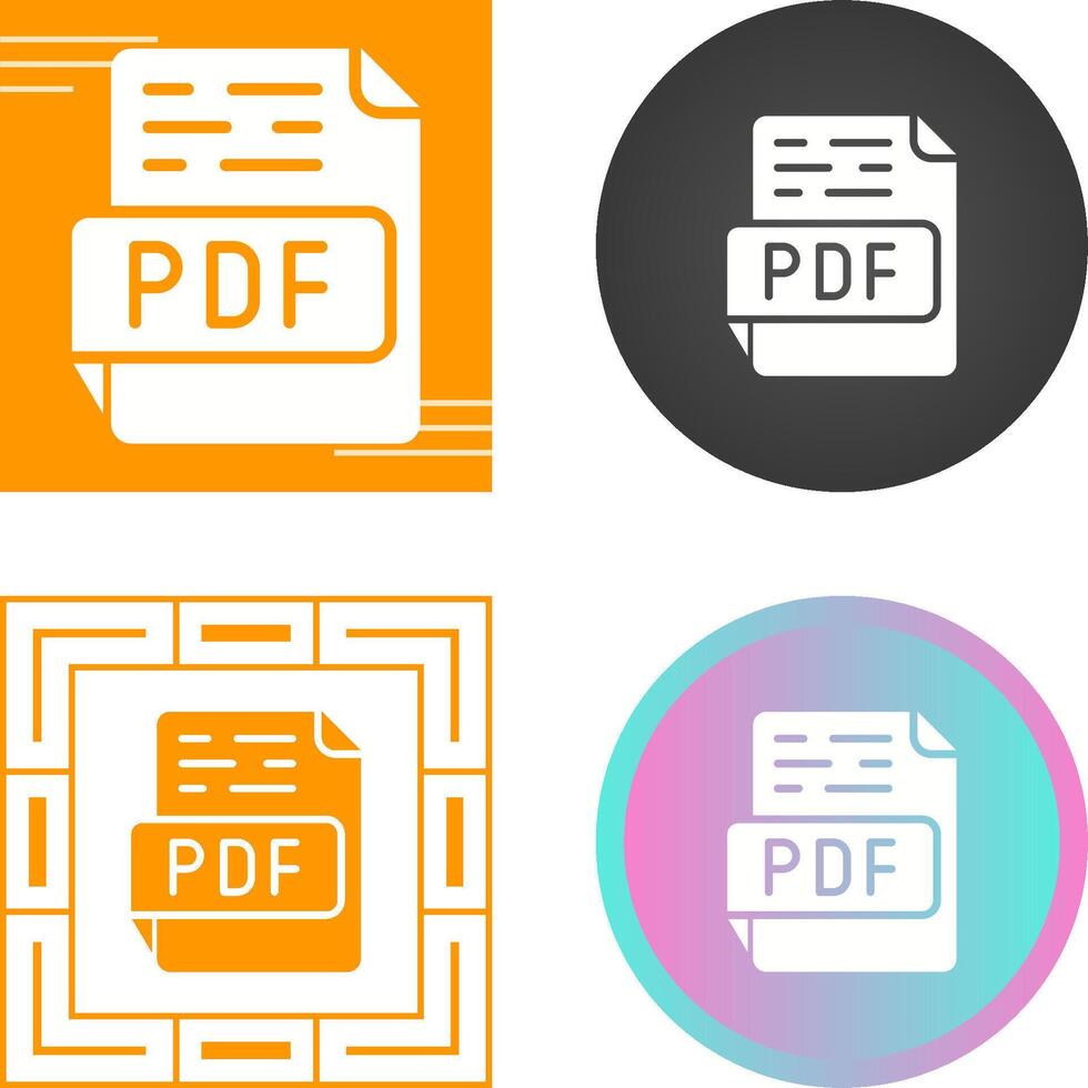 pdf vector icoon