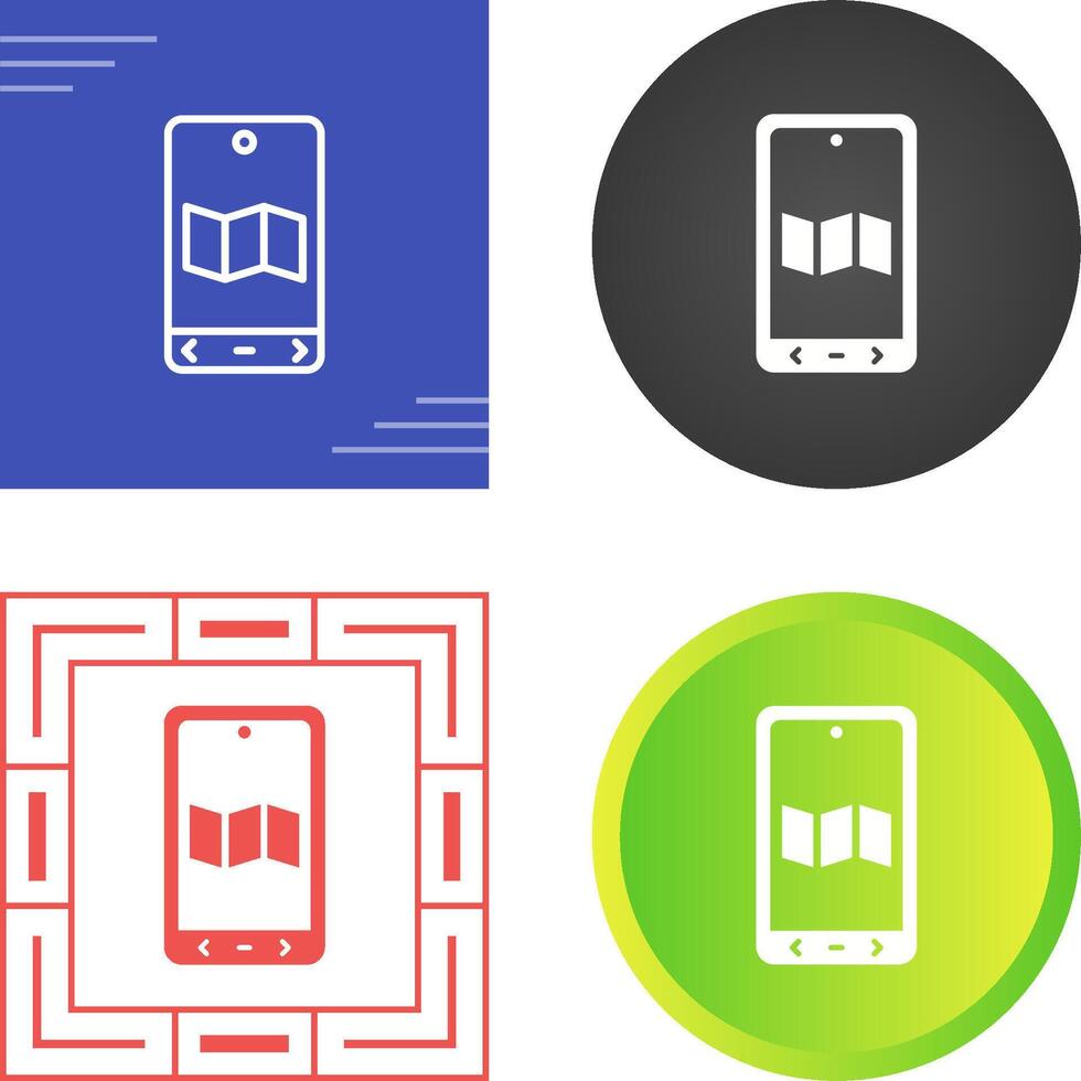 kaart vector pictogram