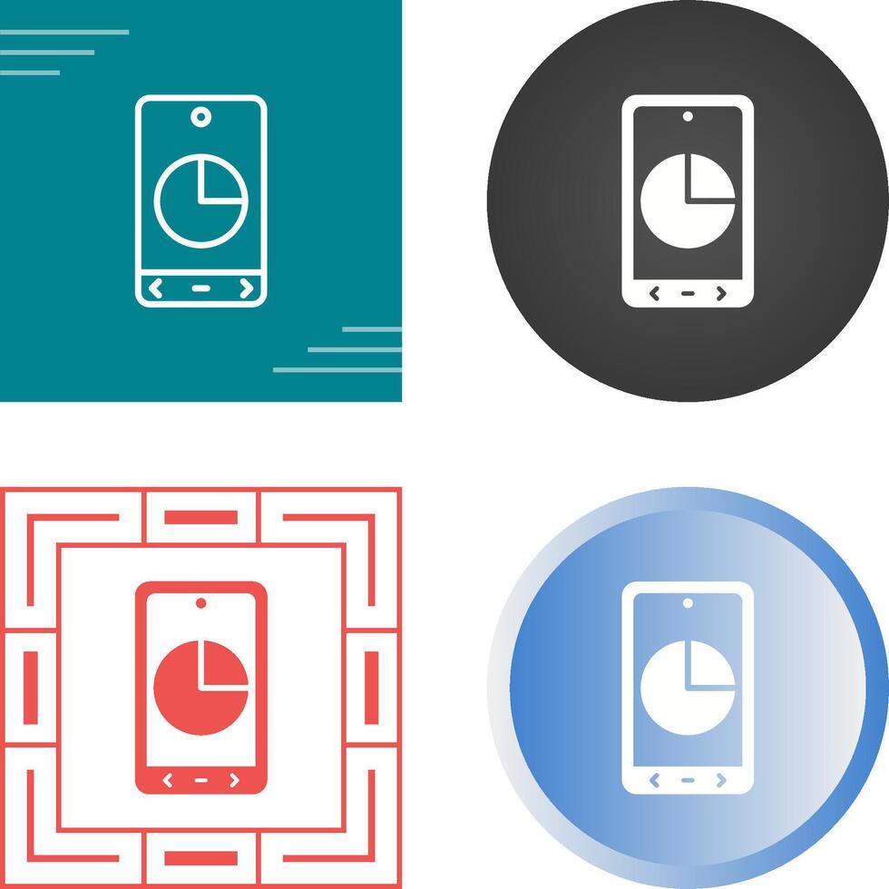 cirkeldiagram vector pictogram